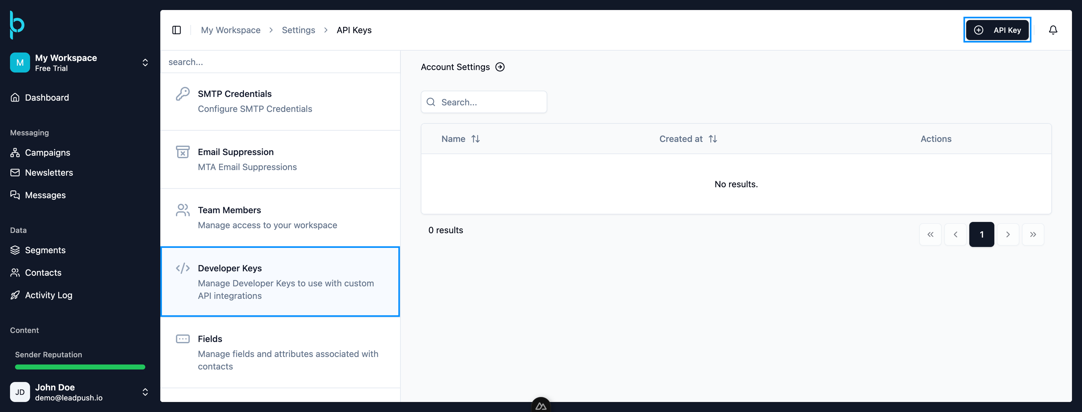Create Api Key